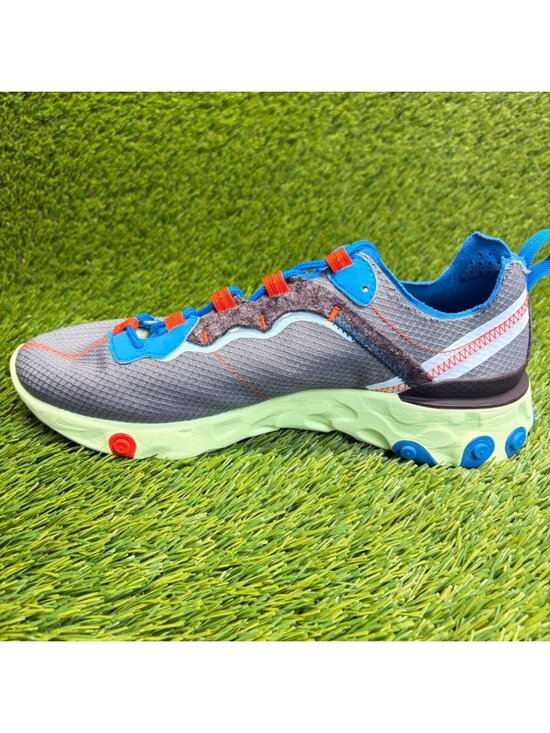 Nike React Element 55 SE Mens Size 8.5 Gray Blue Athletic Running Shoes Sneakers main image 8